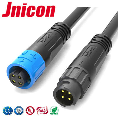 300 فولت M12 رباطات الأسلاك الذكور والإناث الصناعية