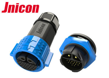 البلاستيك متعدد دبوس موصلات التوصيل ماء ومقبس M25 IP67