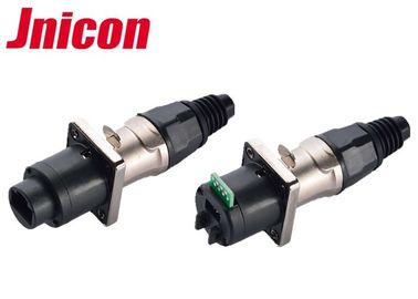 المزدوج منفذ إيثرنت RJ45 ماء موصل التوصيل ومآخذ مع PCB IP65