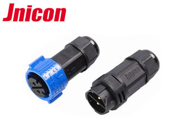 موصل للماء Jnicon IP67 ، الغبار IP67 2 دبوس موصل ذكر أنثى