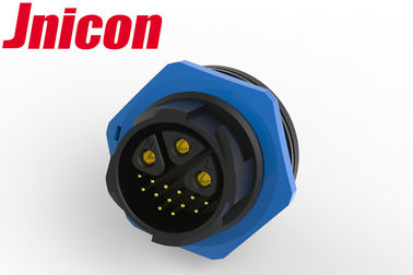 Jnicon IP67 التوصيل موصلات كهربائية 3 قوة 13 إشارة دفع قفل مع كابل