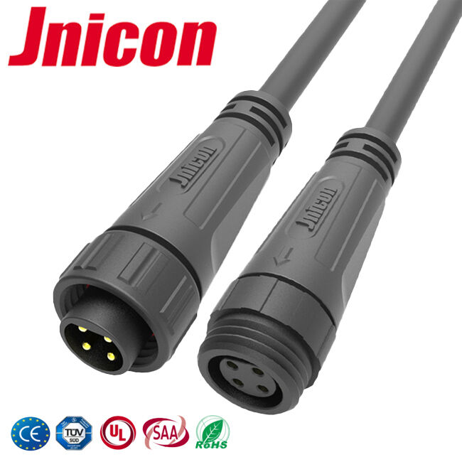 4 دبوس سلك إلى سلك رابط M16 300V OEM IP67