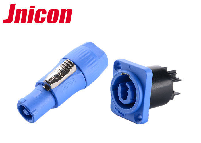 500V 20A ماء 3 دبوس التوصيل ومآخذ التوصيل PowerCon IP44 / IP65 للداخلية / في الهواء الطلق