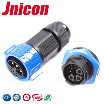M25 3+9Pin IP67 الموصولات المقاومة للماء المقاومة للماء 300V الموصول 12 Pin ODM